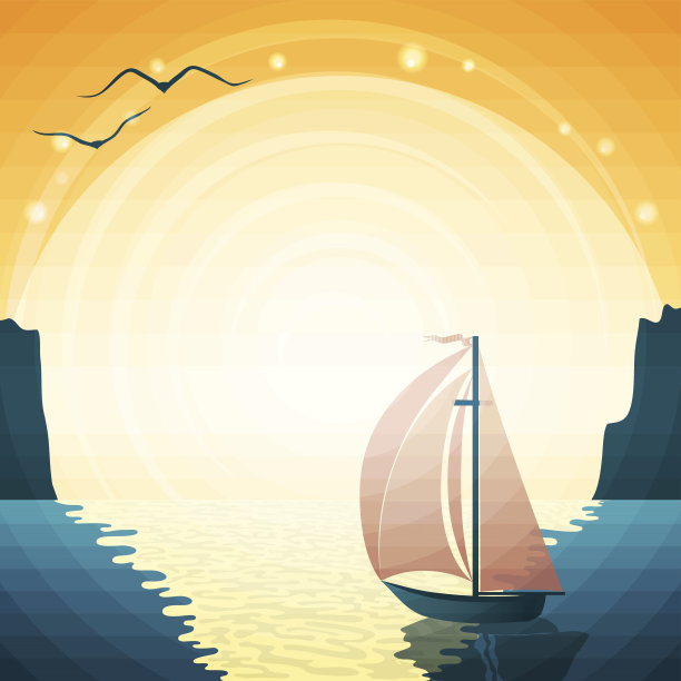 海景与船图片下载