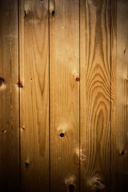 聚光灯在木质背景上，纹理图片下载