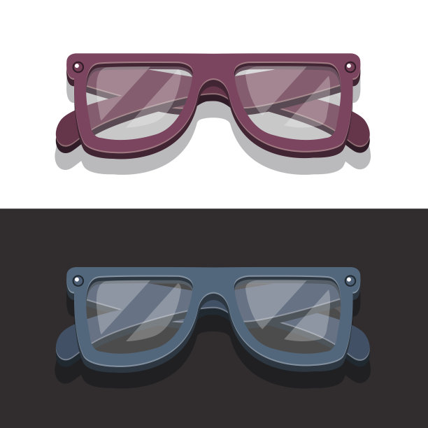 眼镜白色和黑色后台图片下载