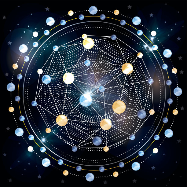 地球在太空中素材图片