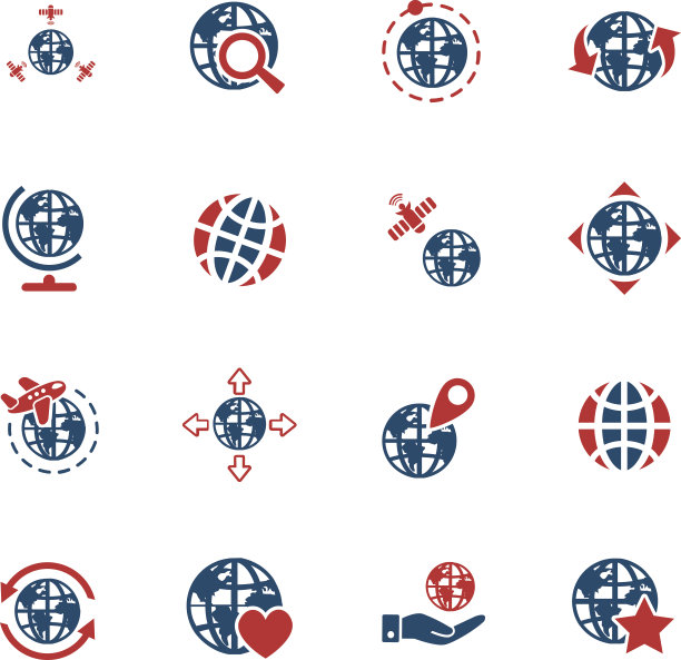 地球仪图标设置图片下载