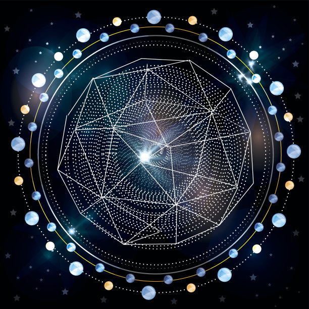 地球在太空中素材图片