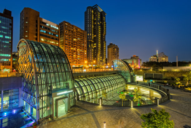 台北大安公园捷运站图片下载