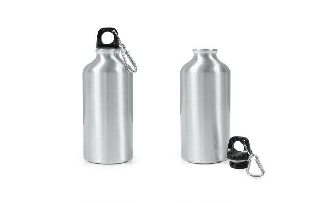 水瓶。瓶孤立。钢瓶。喝瓶。图片下载