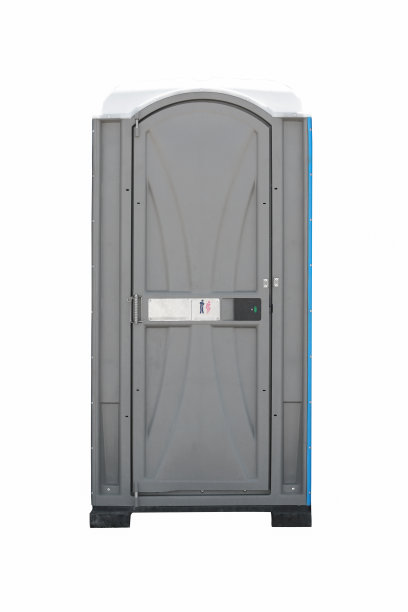 白色背景上的公共厕所。图片下载