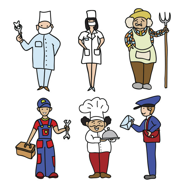 专业卡通颜色图标集图片下载