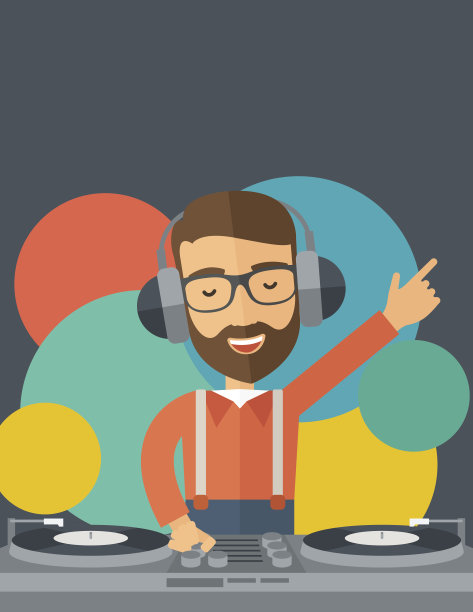 唱片骑师混音图片下载