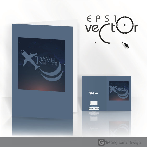 贺卡设计，模板图片下载