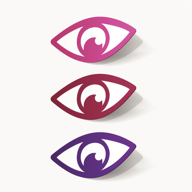 纸夹贴纸:眼睛图片下载