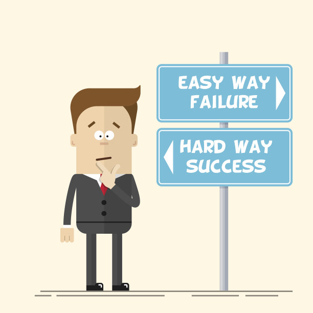 商人或经理必须选择方向图片下载