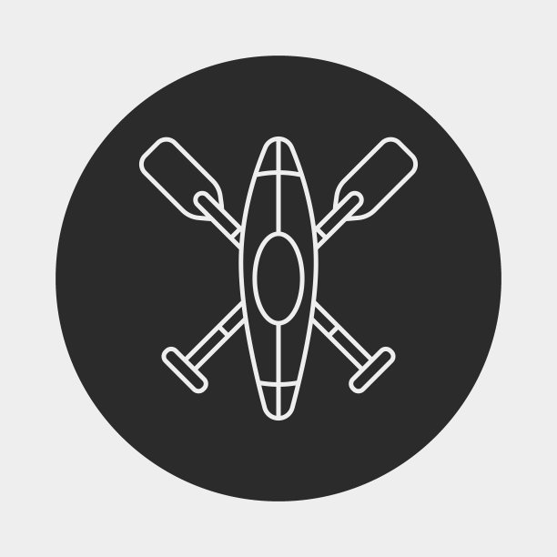 独木舟行图标图片下载