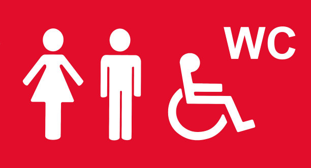 厕所标志图片下载