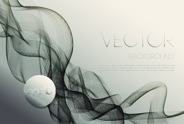 摘要波浪模板背景宣传册设计图片下载