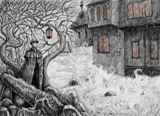 Samhain节前夕的爱尔兰之夜图片下载