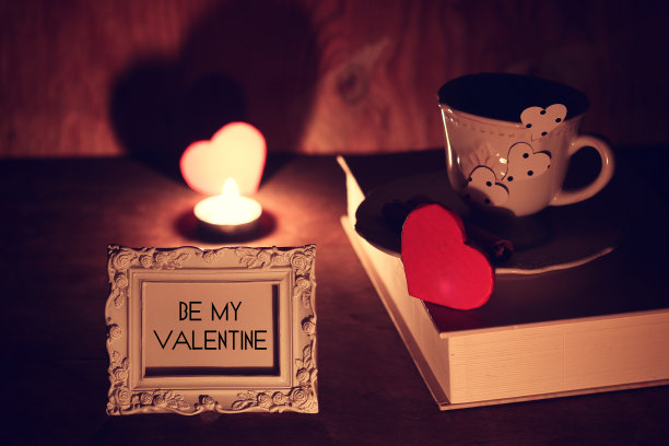 情人节书杯图片下载