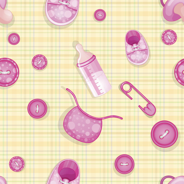 可爱宝宝元素图案图片下载