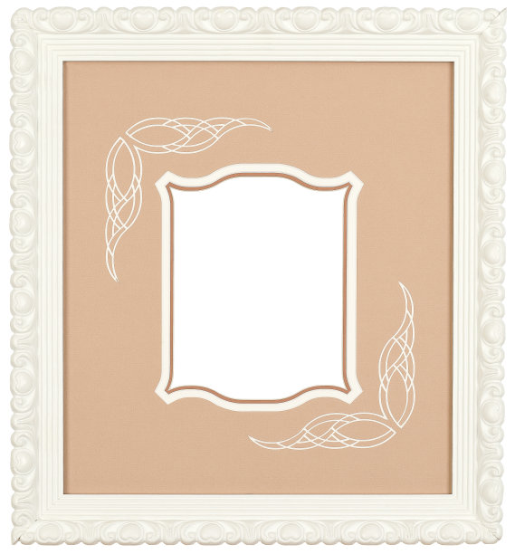 相框相框粉白色垫子图片下载