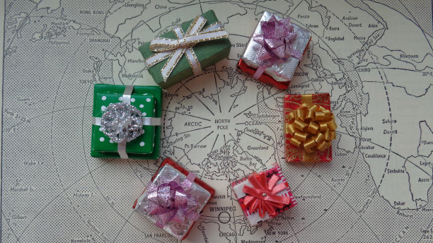 北极的圣诞图片下载