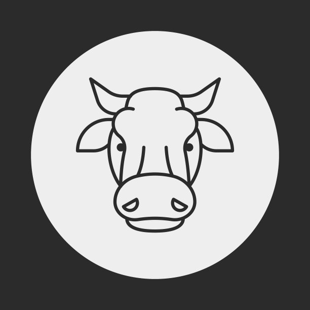 牛线图标图片下载