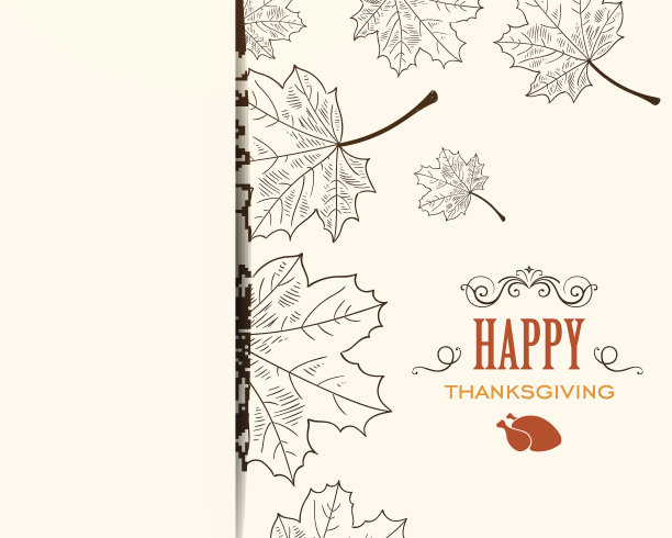 向量感恩节设计图片下载
