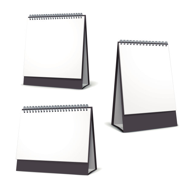 立定空白日历图片下载