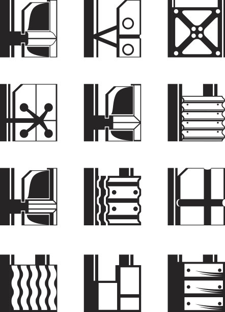 建筑物的悬空立面图片下载