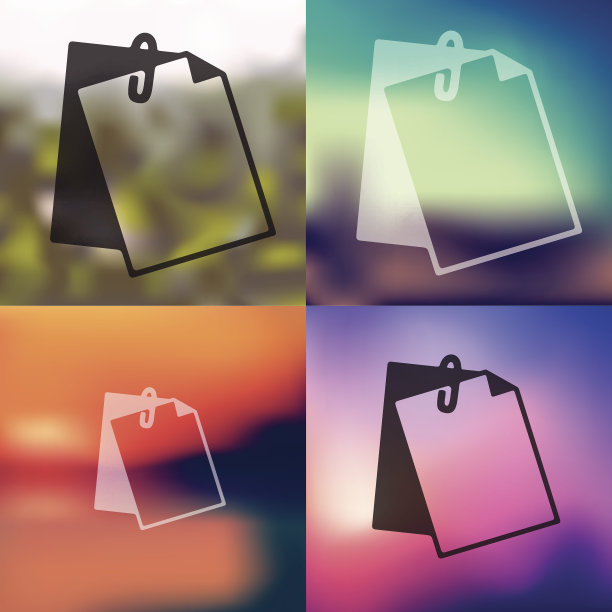 剪贴板图标在模糊的背景图片下载