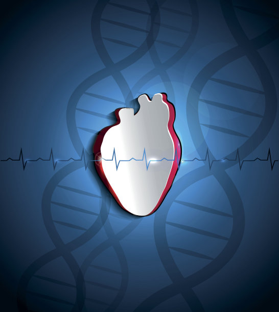 心和DNA素材图片