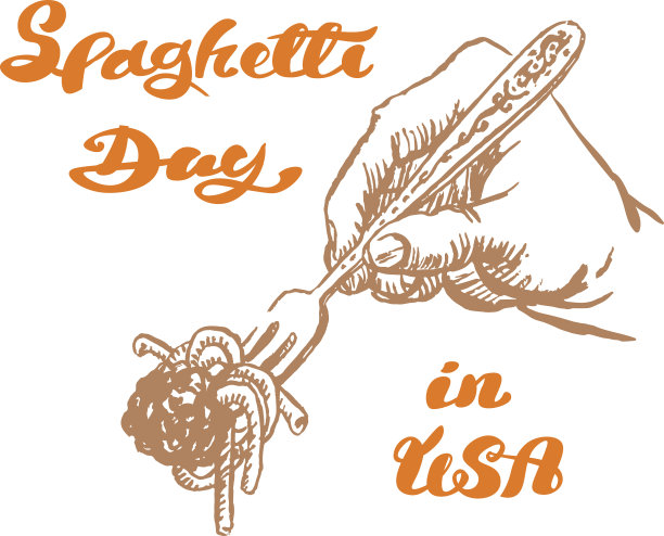 横幅到意大利面日图片下载