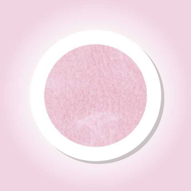 粉色水彩粉圆贴纸图片下载