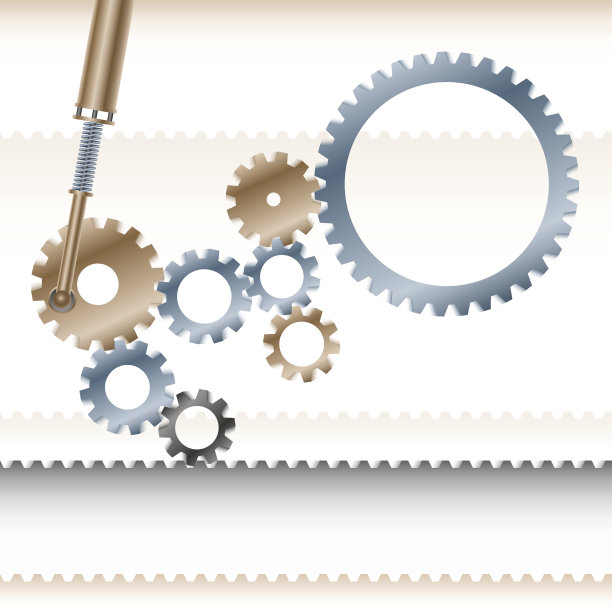 齿轮输送机合作团队业务机制背景图片下载