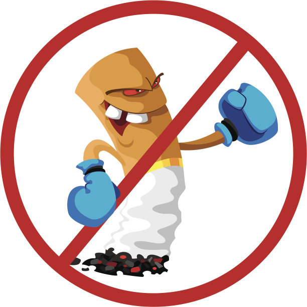 卡通禁止吸烟图片下载