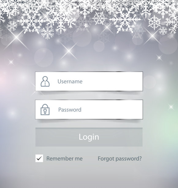 假日登录表单图片下载