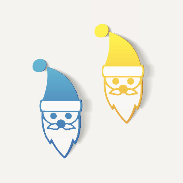 现实设计元素:圣诞老人图片下载