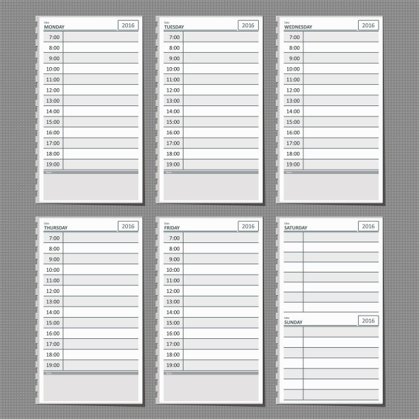 每周的计划图片下载