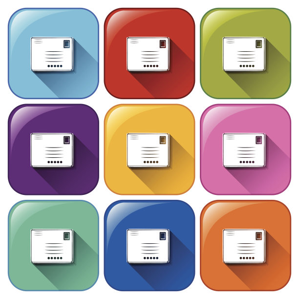 按钮和邮票图片下载