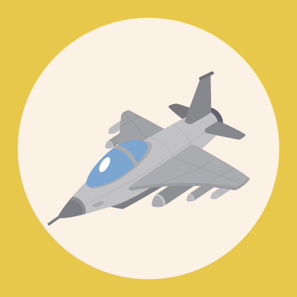 交通飞机主题元素图片下载