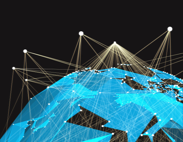 科技地球，数字地球技术的未来素材图片
