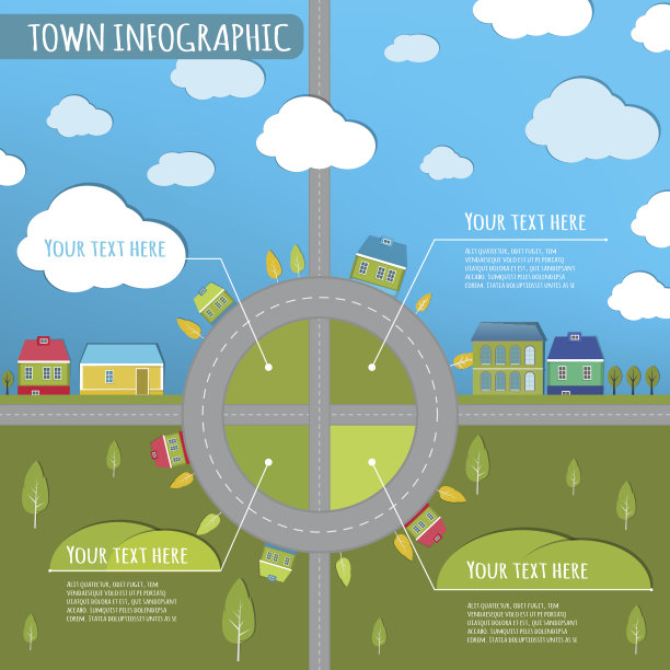 03城镇信息图图片下载