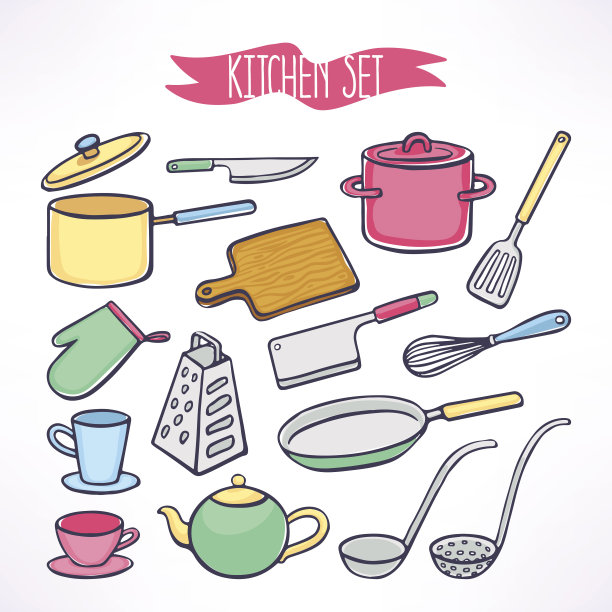 配厨房用具图片下载