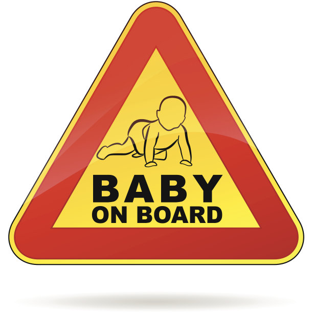 婴儿登机标志图片下载