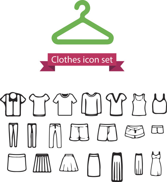 衣服图标图片下载