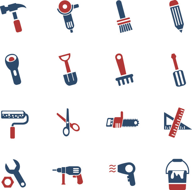 工作工具图标集图片下载
