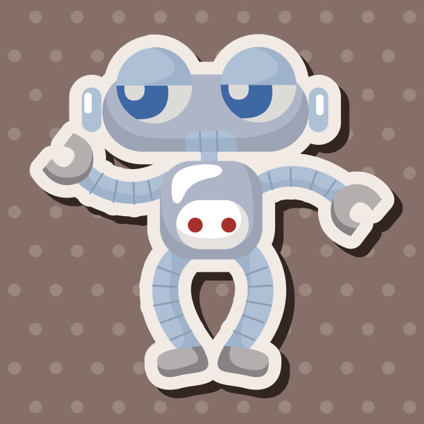 机器人主题元素图片下载