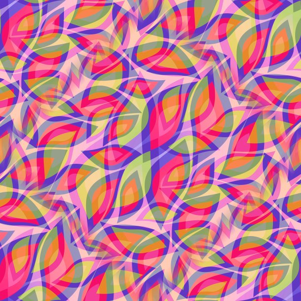 美丽的装饰瓷砖叶片在愉快的柔和的颜色图片下载