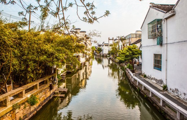 苏州民居和运河图片下载
