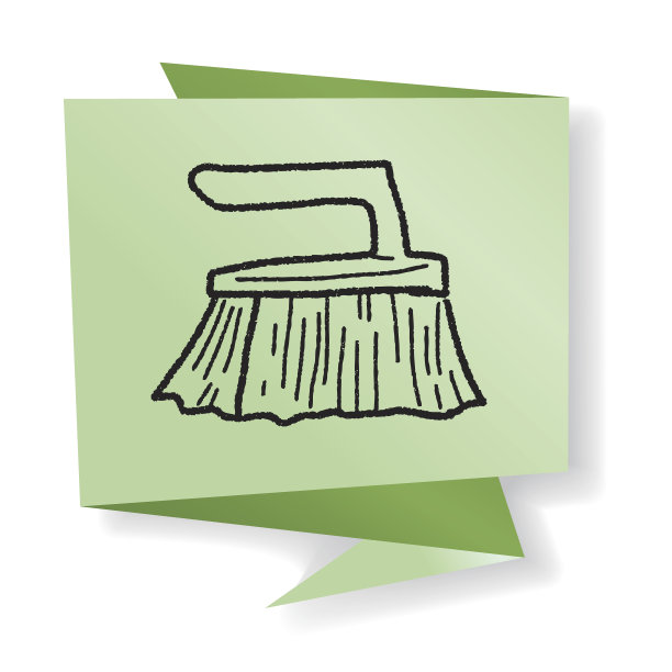 清洁刷涂鸦图片下载