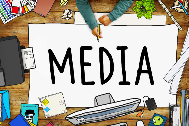 媒体广告信息多媒体共享概念图片下载