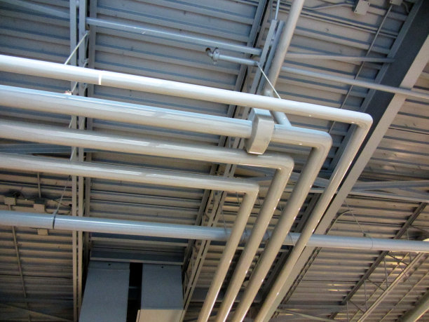 天花板上的空调管道图片下载