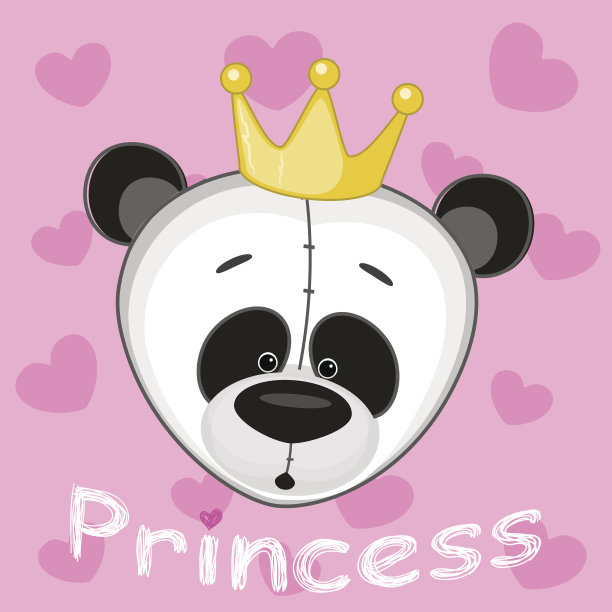 熊猫公主图片下载